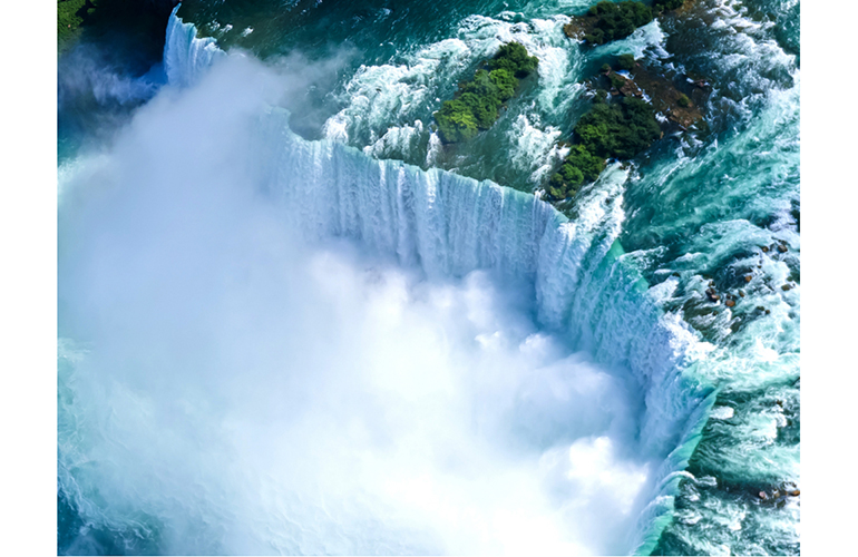 What’s ironic about a man who survived going over Niagara Falls?