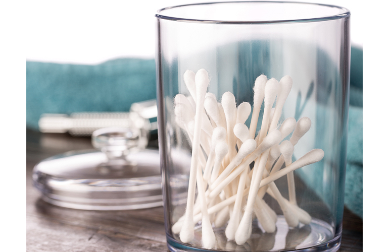 What’s ironic about cotton buds?
