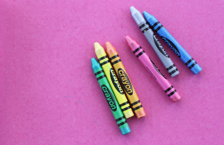 What’s ironic about Crayola crayons?