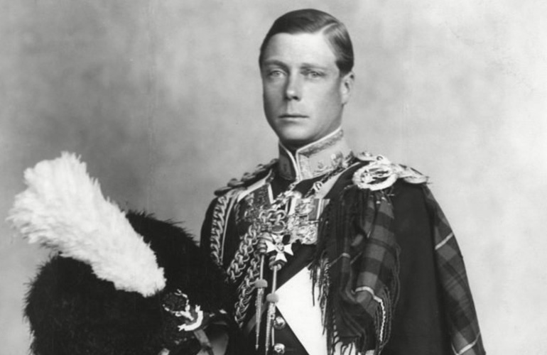 The abdication of King Edward VIII