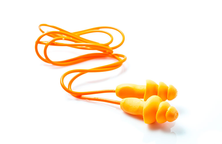 They can’t wear earplugs for safety reasons