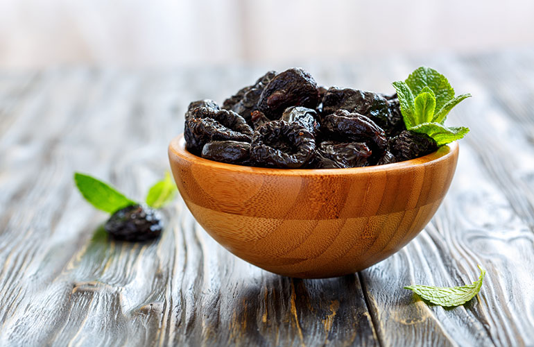 Constipation remedy: Prunes