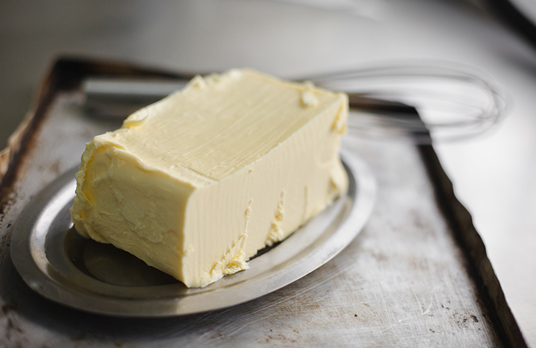 Massage in butter