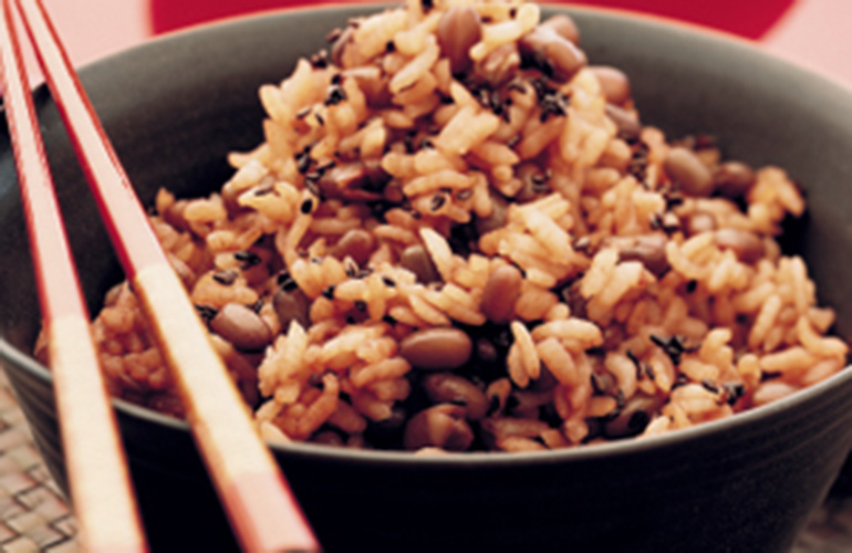 Meat-flavoured rice
