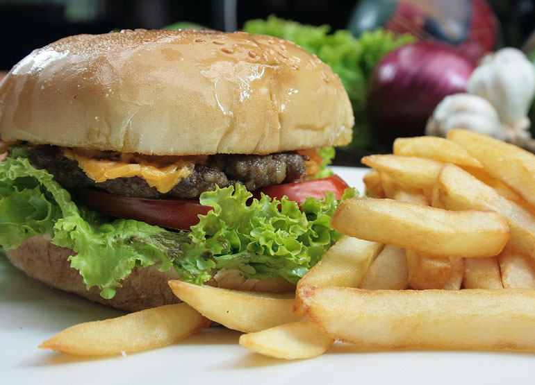 Go easy on the burgers