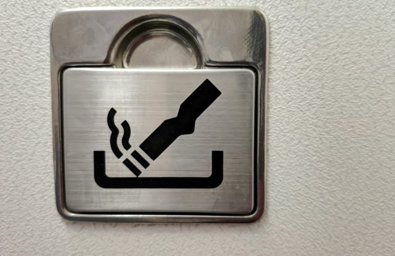 Why do aeroplanes have ashtrays?