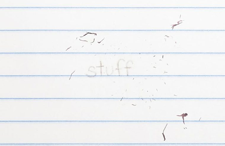 Instead of using “stuff”