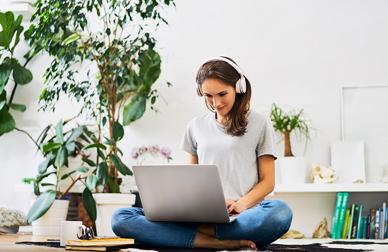 Growing plants indoors will make you feel good