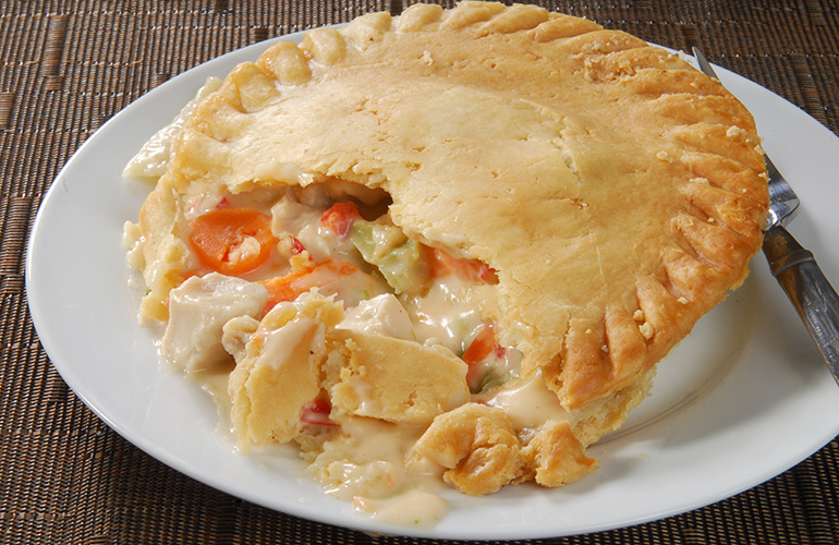 Frozen pot pie