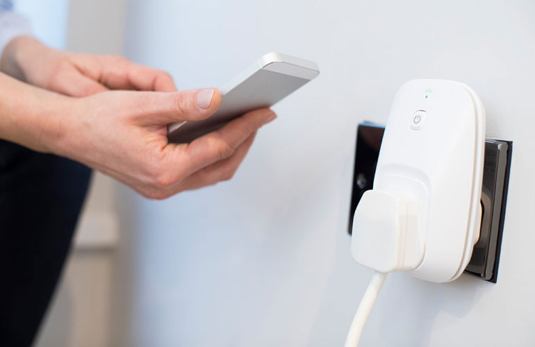 Use a smart plug to shut off all screens