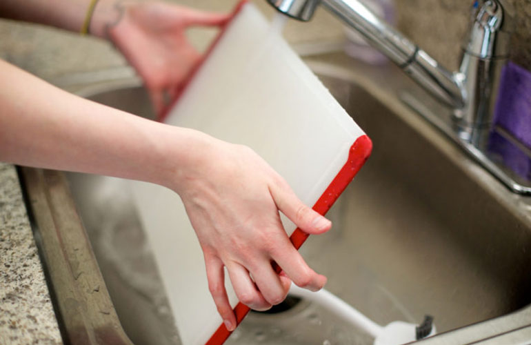 Plastic cutting boards