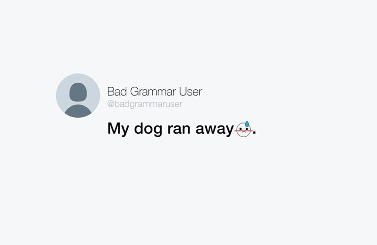The right tear-filled emoji