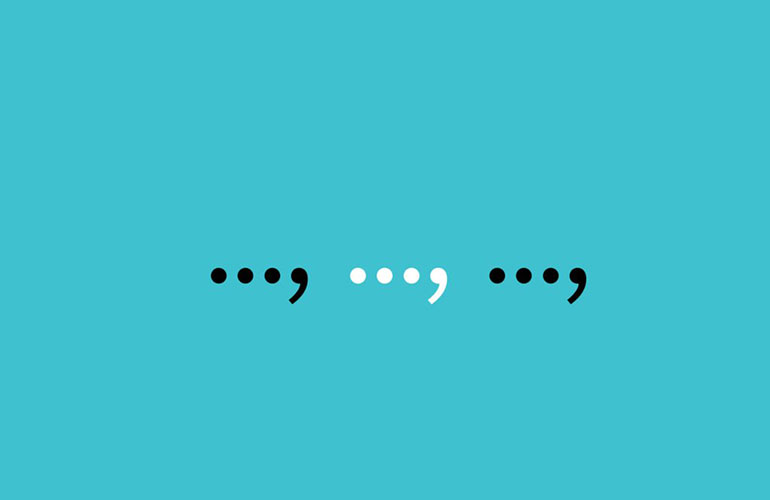 Using, commas, chaotically