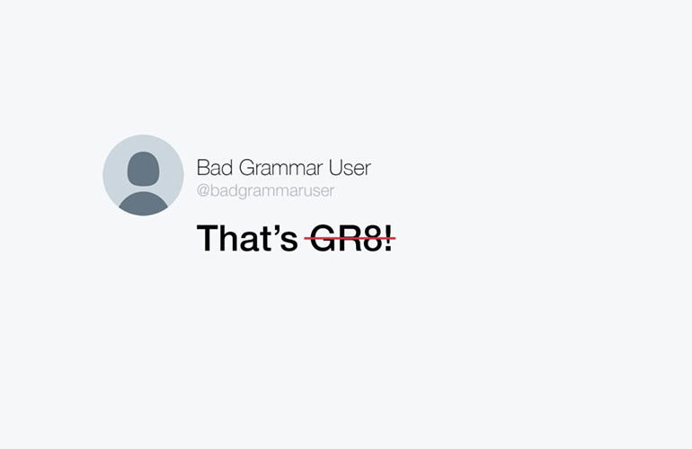 Using an outdated saying