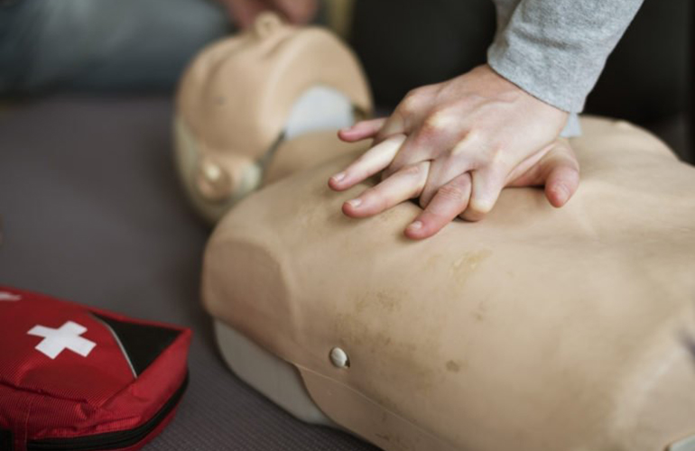 True or false: CPR doesn’t require mouth-to-mouth breathing