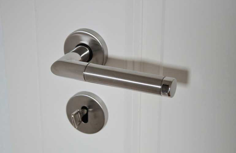 Not locking the door behind you