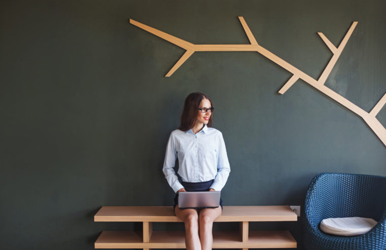 True or false: Sitting up straight can be bad for your back