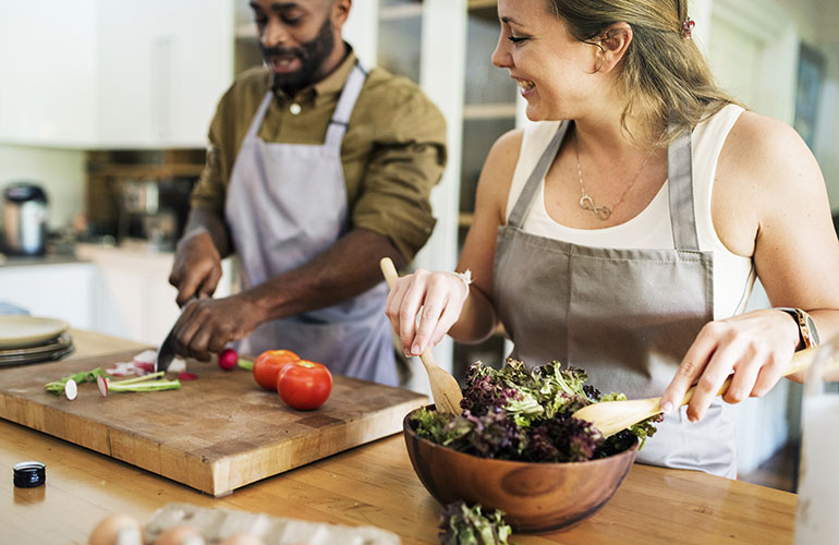 Romantic idea #25: Cook together
