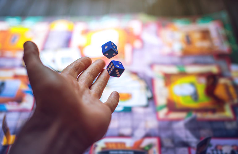 Play an epic board game