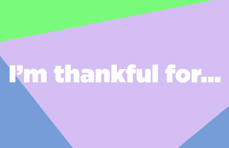 Go for gratitude