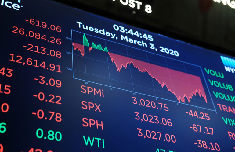 Stocks plummeted
