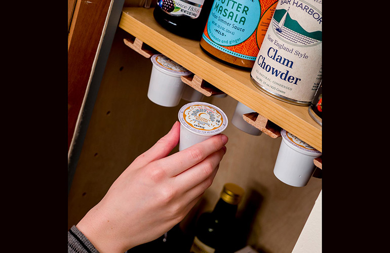 Organise your coffee pods