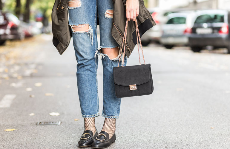 Save money by combining expensive items with sale-rack stuff