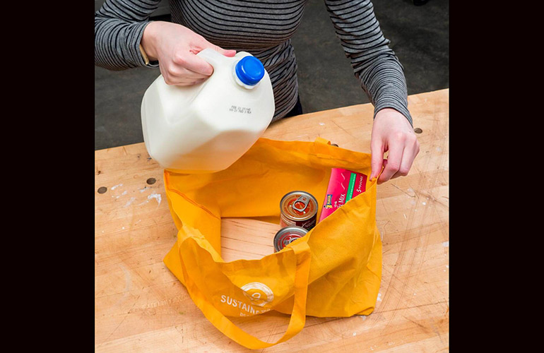 Reusable grocery bags