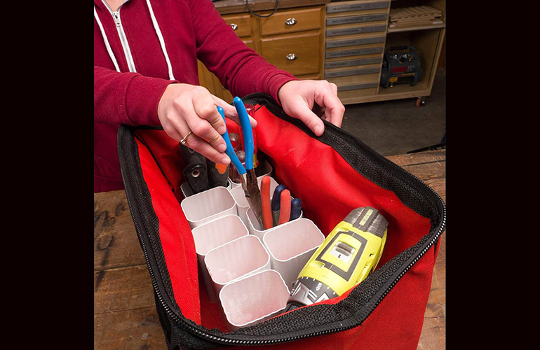 Make tool organisers with gutters