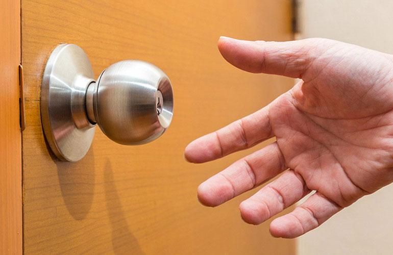 You touch other surfaces immediately after washing your hands