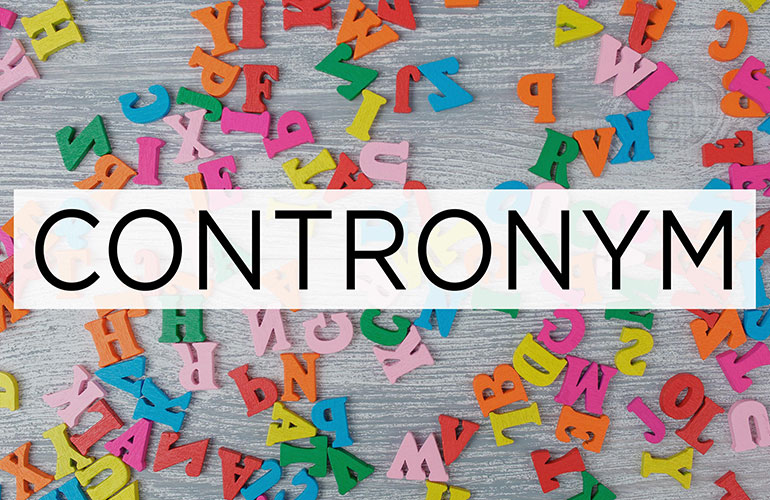 What is a contronym?