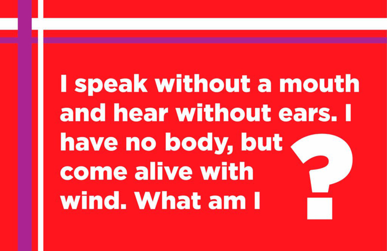 Riddle: Say what?