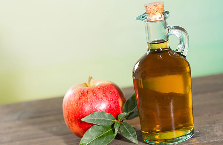 Whip up an apple cider vinegar mask