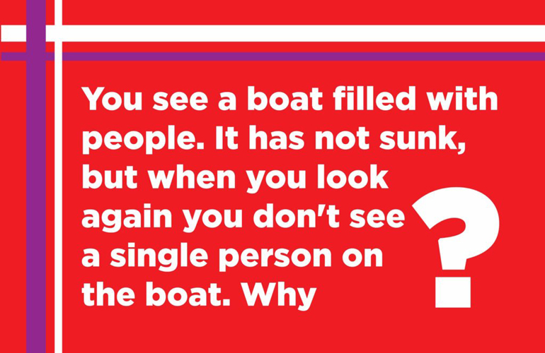 Riddle: Cruising along