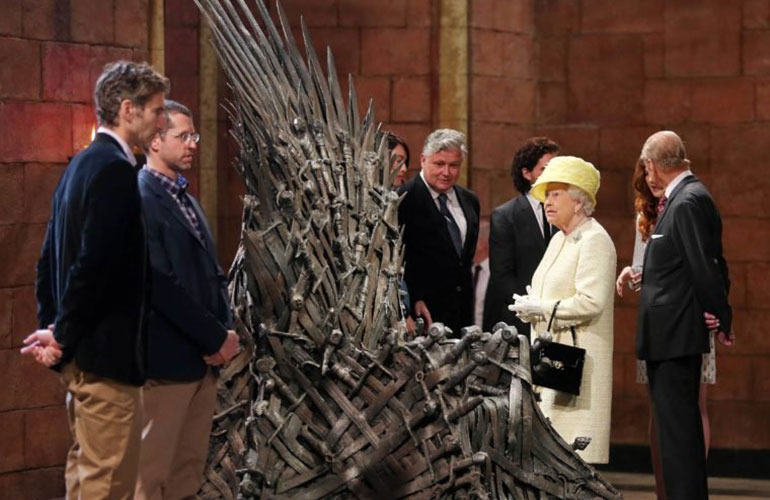 But she declined to sit on the Iron Throne