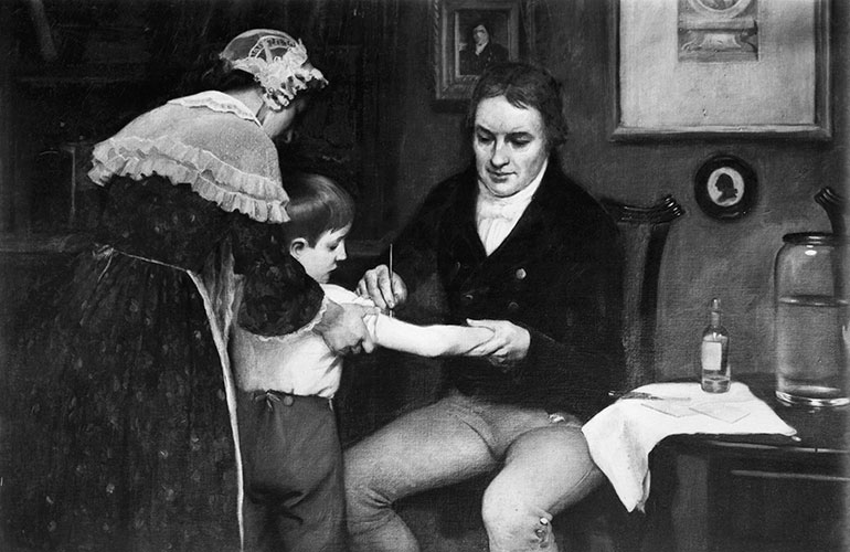 Vaccines were developed