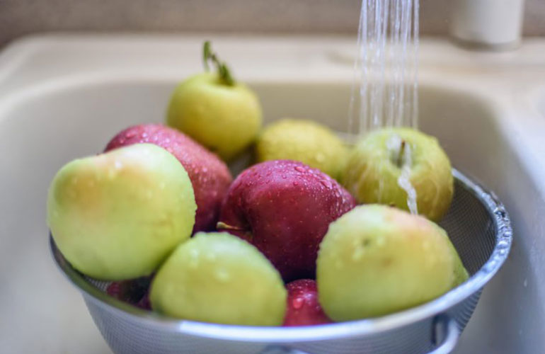 Clean packaging and fresh produce
