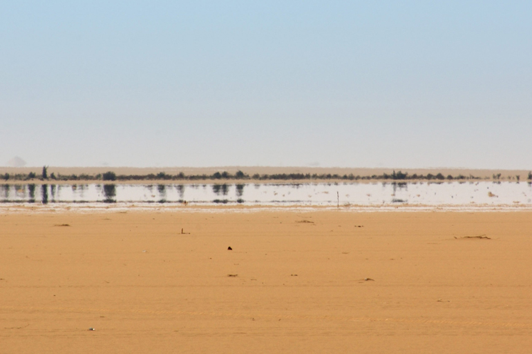 Mirage in the desert
