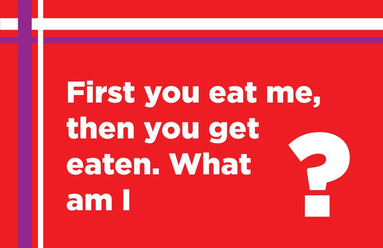 Riddle: Out to lunch