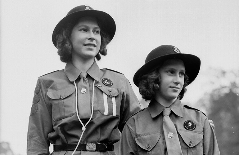 She was a Girl Guide and a Sea Ranger
