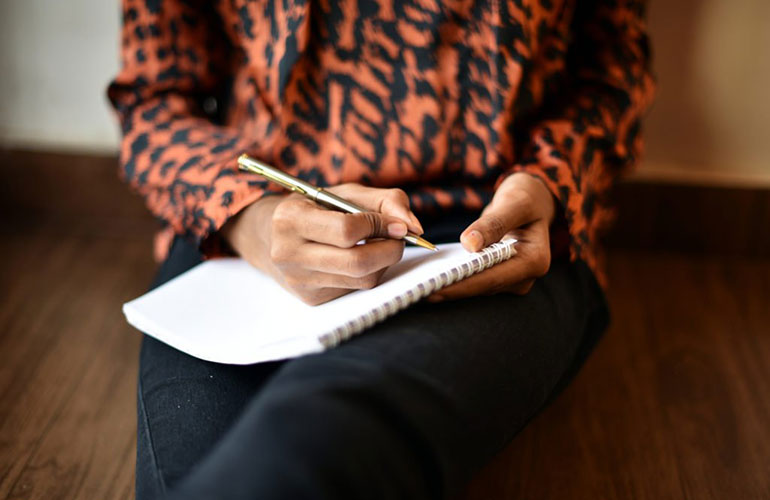 Create a worry book