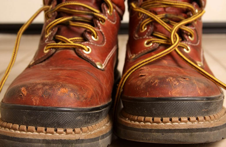 Remove scuffs from shoes
