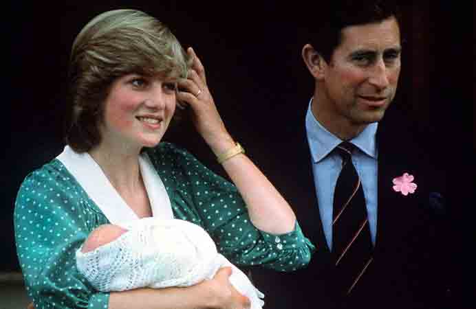 He was the first future king to be born in a hospital