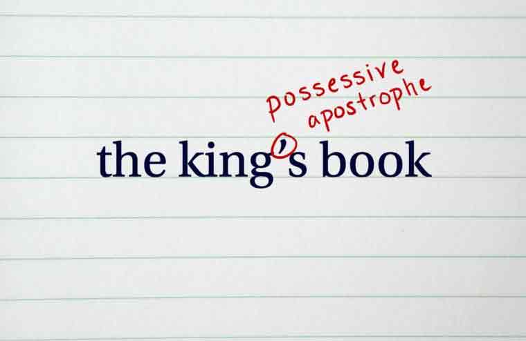 Do use apostrophes to show possession