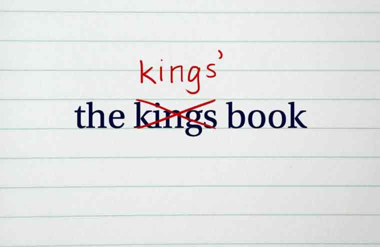 Do use apostrophes for plurals – if there's possession