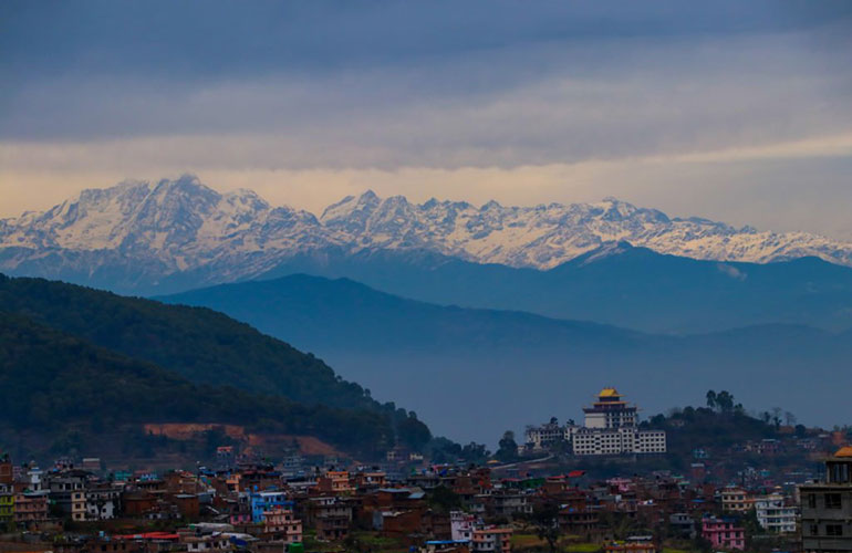 Clear skies in Nepal
