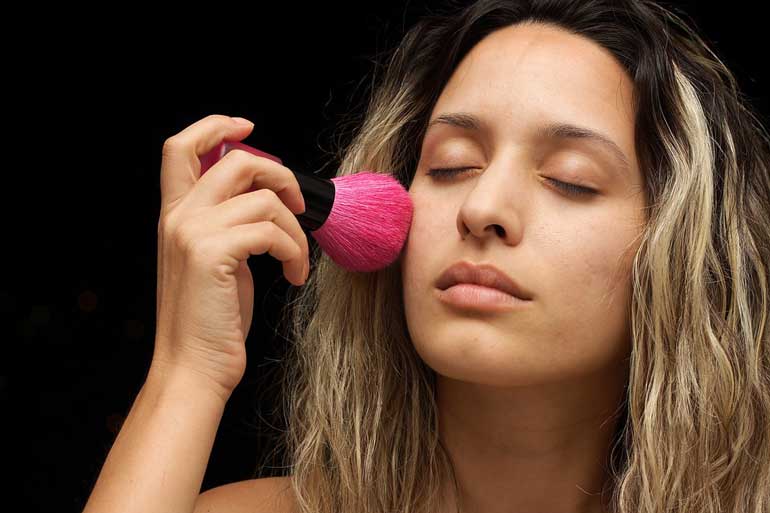 Wear less makeup