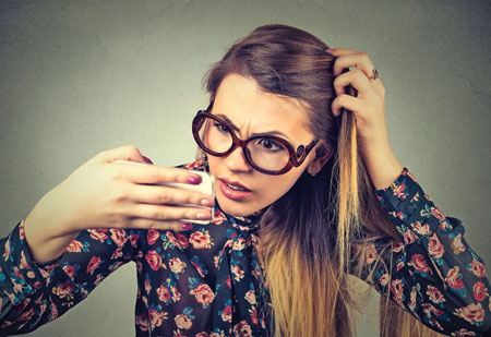 Hide thinning hair