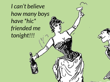 Friend (as a verb)