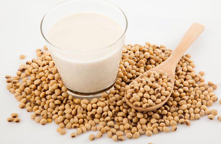 Top your cereal with soy milk